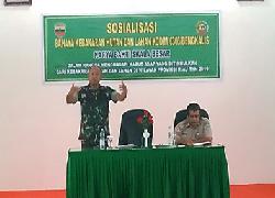 Kodim 0303 Kabupaten Bengkalis Sosialisasi Peduli Api Pada MPA