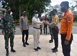 Kampar Lounching Pembagian Masker Serentak se Riau