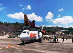 Uji Kemampuan Pesawat dan Rute Evaluasi di Wilayah Tana Toraja, Wings Air Daratkan ATR 72 di Buntu Kunik
