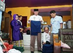Tinjau Pembuatan Baju Seragam Gratis Walikota Syahrul: Ditargetkan 10 Desember Rampung